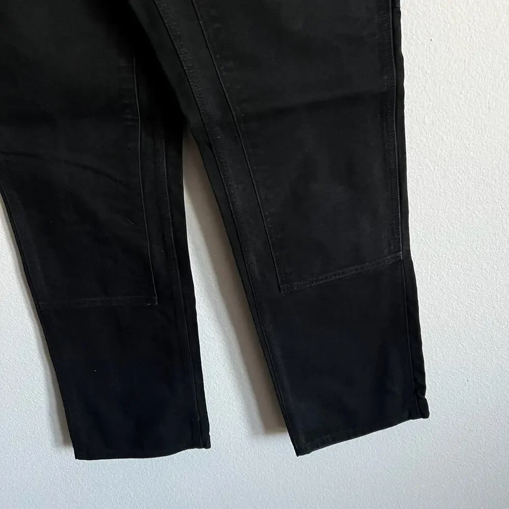 Carhartt B01 BLK black double knee work wear carpenter pants